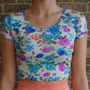 Floral Crop Top